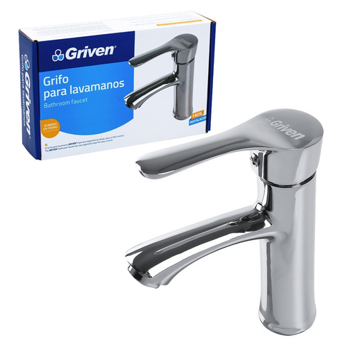 Grifo Llave Lavamanos Monomando Acero Inoxidable Metal Lujo