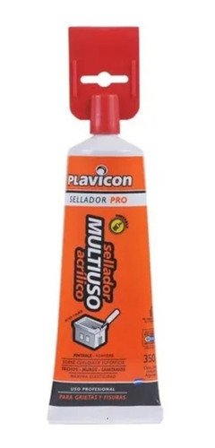 Sellador Acrílico Multiuso Plavicon Grietas Fisuras 350 G Mm