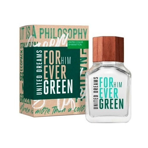 Perfume Hombre Benetton Forever Green For Him X100ml
