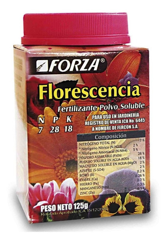 Forza Soluble Florescencia X 125 Grs