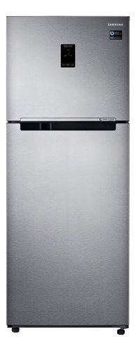 Refrigerador con freezer inverter Samsung RT29FARLDSP color plata con capacidad de 305L 127V