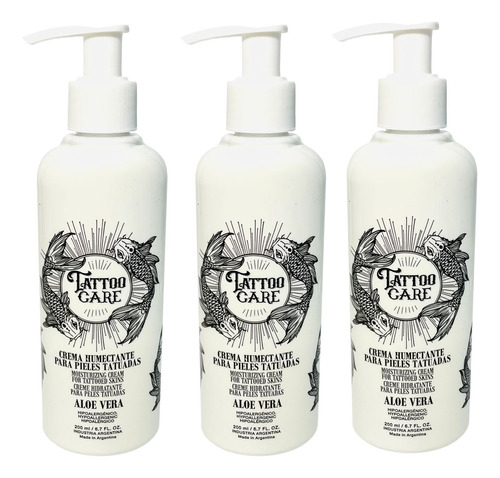 Crema Tattoo Care Para Pieles Tatuadas X 3-aloe Vera-tattoo 