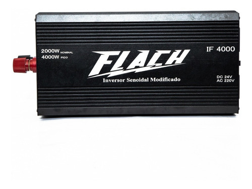 Inversor Flach 24v Para 220v Com Proteção 4000w Pico