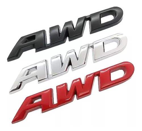 Emblema Insignia Awd Para Camioneta 4x4  Color A Elección