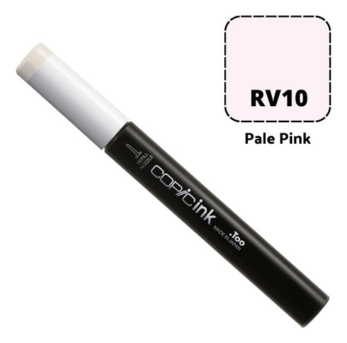 Refil Copic Ink Para Sketch Ciao Classic Ou Wide Cores R 1un Cor Rv10 pale pink