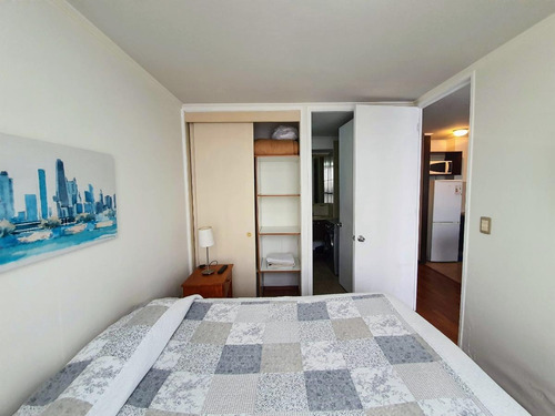 Amoblado 1 Dormitorio Metro Santa Isabel