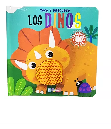 Libro Con Texturas Animales Pasta Dura Infantil Bebé 1 Pza