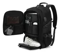 Mochila Carry On Impermeable Reforzada 50 Lts Camping Trekking Porta Notebook con Puerto USB Koa Outdoor BACK007