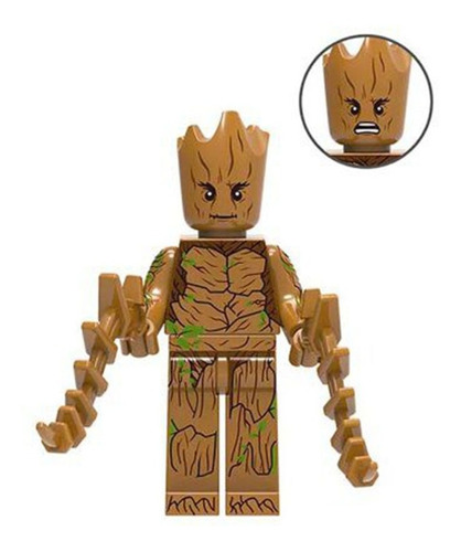 Boneco Groot Compatível Lego Montar Marvel