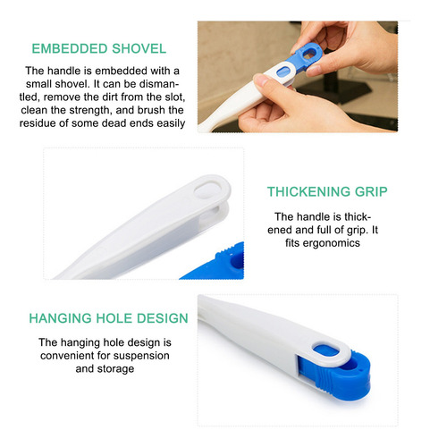 2 Cepillos De Limpieza Pequeños Y Rígidos Para Limpiar Si