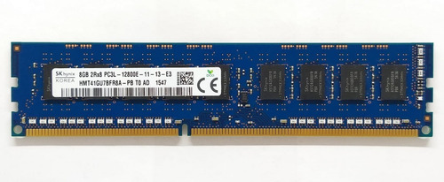 Imagem 3 de 9 de Memoria Servidor 8gb Pc3l 12800e Ecc Udimm Dell T110 2 Ii