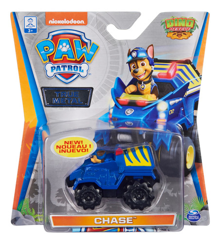 Paw Patrol Auto De Carrera De Metal Con Personaje 8cm 