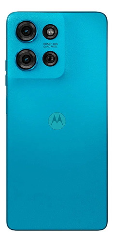 Smartphone Motorola Moto G75 5g 256gb de cuero vegano azul
