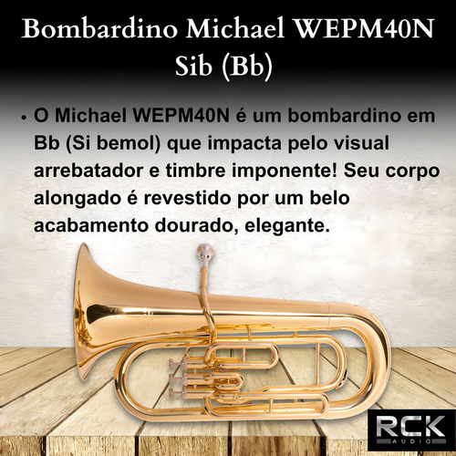 Bombardino Michael Wepm40n Sib Cor Dourado