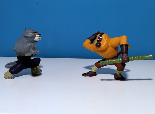 Muñecos Tai Lung Y Maestro Mono (kun Fu Panda) (Usado)