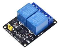 Comprar Módulo Relé, 2 Canales 5v, Con Optoacoplador, Para Arduino.