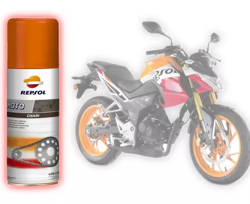 Grasa para cadena moto Repsol Chain Dry 400ml RP715T98