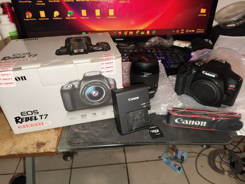 Camara Canon T7 Nueva Barata Negro (Usado)