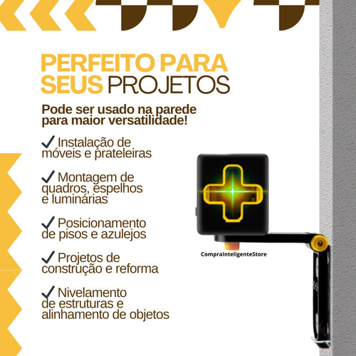 Mini Nível A Laser Verde 20m Autonivelante Profissional 2 L