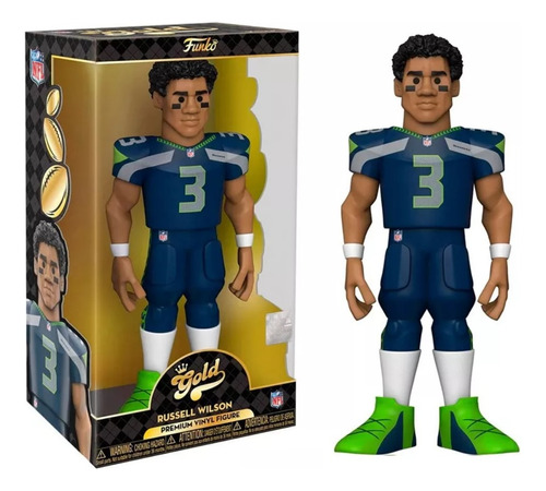 Funko Vynil Gold Nfl Seahawks Russell Wilson Uniforme Local