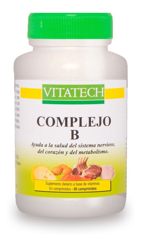 Complejo B Vitaminas X 60 Comprimidos Vita Tech