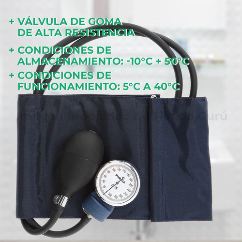 Imagen 4 de 6 de Tensiómetro Aneroide + Estetoscopio Philco Bk2001-3001