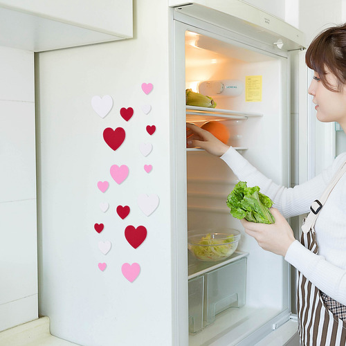 Pegatinas De Espuma De Esponja Con Forma De Corazón N Decora