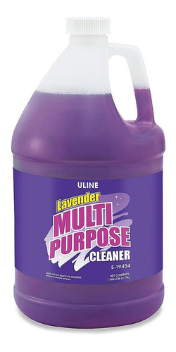 Uline Limpiador Multiuso - Aroma A Lavanda, Botella De 3.7 L