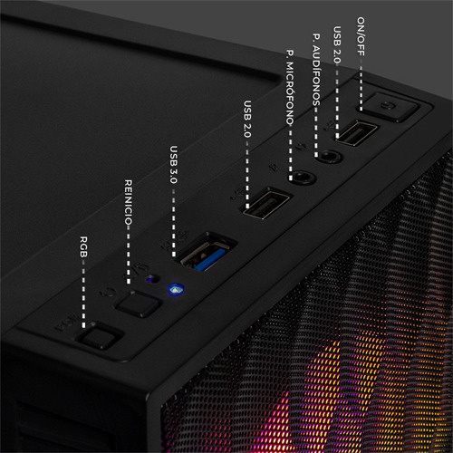 Xtreme Pc Core I5 12400 16gb Ssd 1tb Monitor 23.8 Curvo Fuji