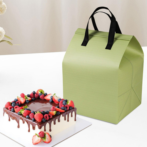Bolsa Térmica Para Repostería Y Snacks Frescos Verde