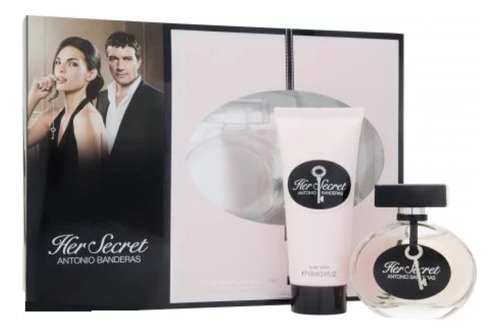 Perfume Her Secret 80ml + Crema De Antonio Banderas