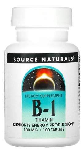 Vitamina B1 100tabs Source - Unidad a $2051