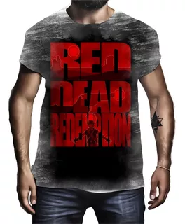 Camiseta Camisa Personalizada Faroeste Red Dead Redemption 5