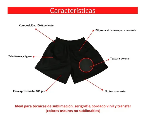 Short deportivo mayoreo sale