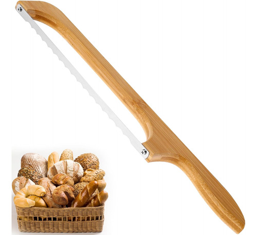 Cuchillo De Lazo De Pan De Madera, Cuchillo De Pan De Masa M