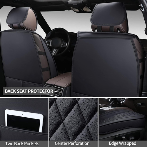 Fundas Para Asientos De Automóvil: Cuero Pu De Primera 6416