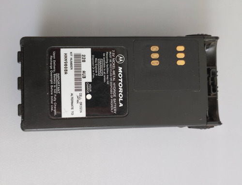 Radio Portatil Motorola Pro5150 Vhf 4watts Negro Vhf (Usado)