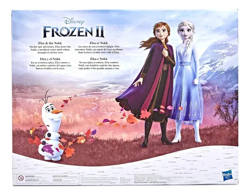 Muñeca Disney Frozen 2 Elsa Y Figura Nokk, Juguete Para Niño