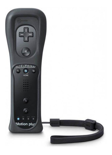 Controle Wii Remote Motion Plus Nintendo Wii Preto Wii U