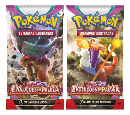 Box Cartas Cards Pokémon Parceiros de Paldea Meowscarada EX - Copag