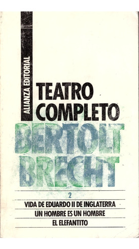 Teatro Completo 2 (brecht Bertolt) (libro Bolsillo Lb1328)