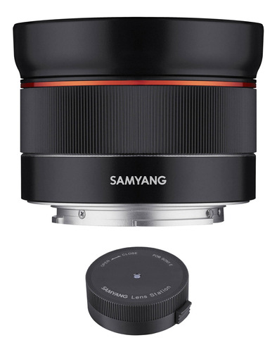 Samyang Af 24mm F/2.8 Fe Lente With Lente Station Kit Para S