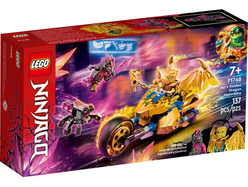 Lego Ninjago 71768 Motocicleta De Dragão Dourado Do Jay 