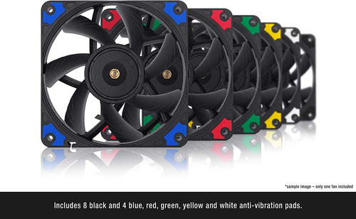 Ventilador Noctua Nf-a12x15 Pwm Chromax.black.swap, 120x15mm