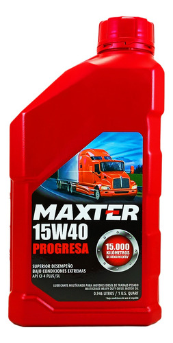 Aceite 15w-40 Maxter X 1l + Ticket Cambio De Aceite Gratis.