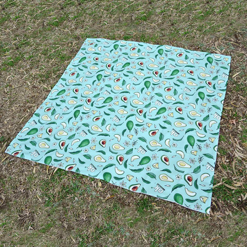 Imagen 5 de 7 de Lona Playera Lona Picnic Con Bolsa 140x140 Palta