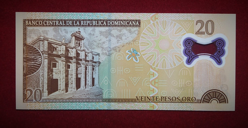 Billete 20 Pesos República Dominicana 2009 Polimero Pick 182
