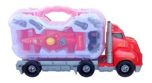 Caminhão Fórmula 1 Montagem Maleta - Paki Toys