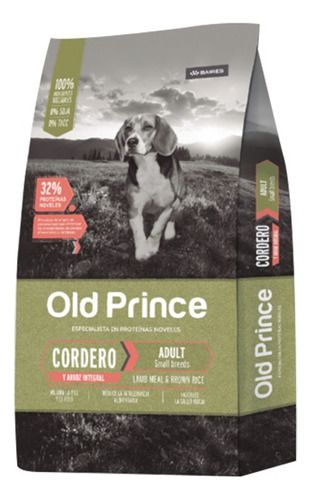 Old Prince Cordero Y Arroz Adulto Small Breed 7,5kg
