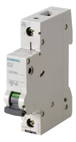 Llave Térmica 1x32 A Unipolar 32 Amp Siemens 4.5ka